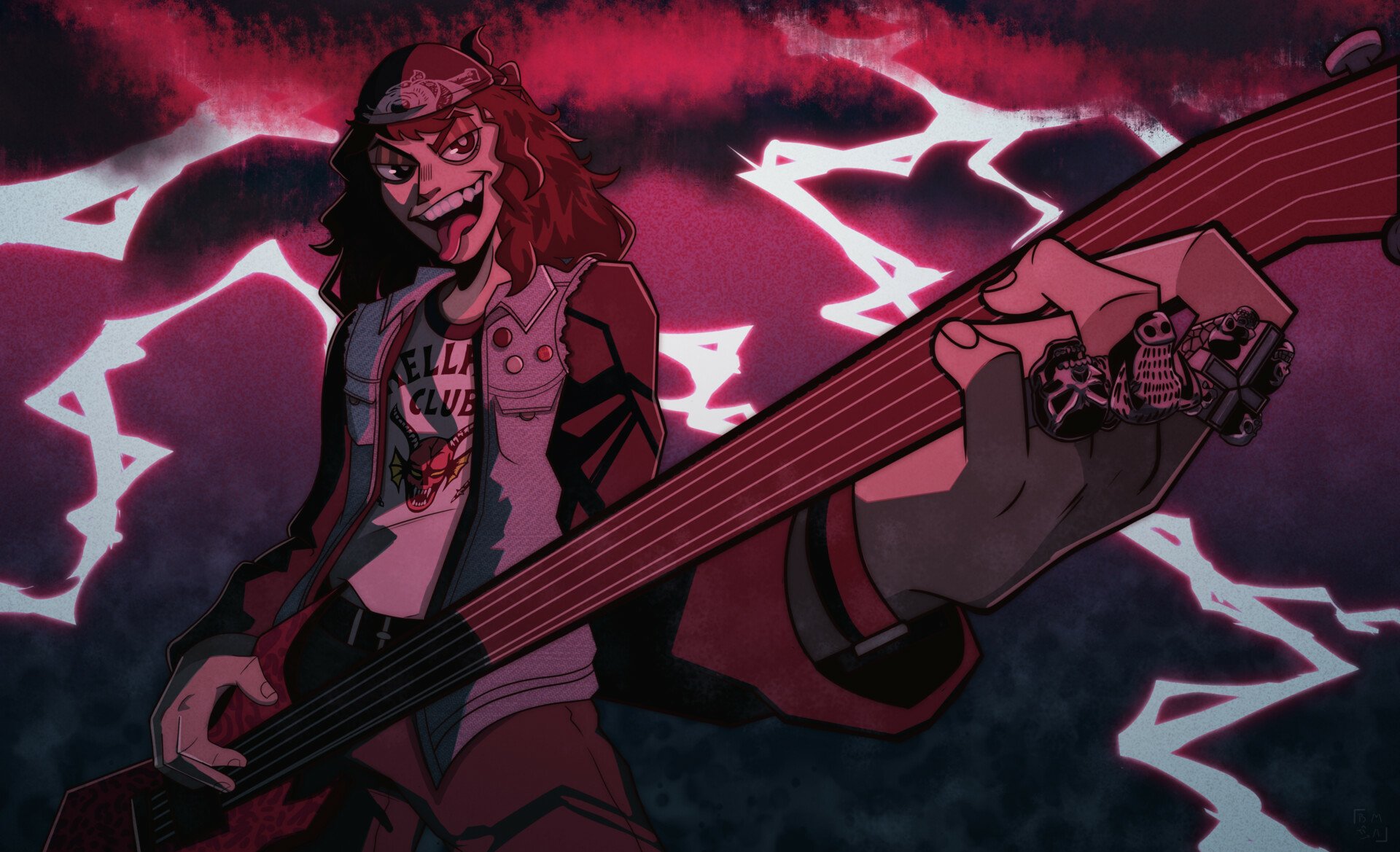 Download Eddie Munson TV Show Stranger Things HD Wallpaper by Bruno Marinho