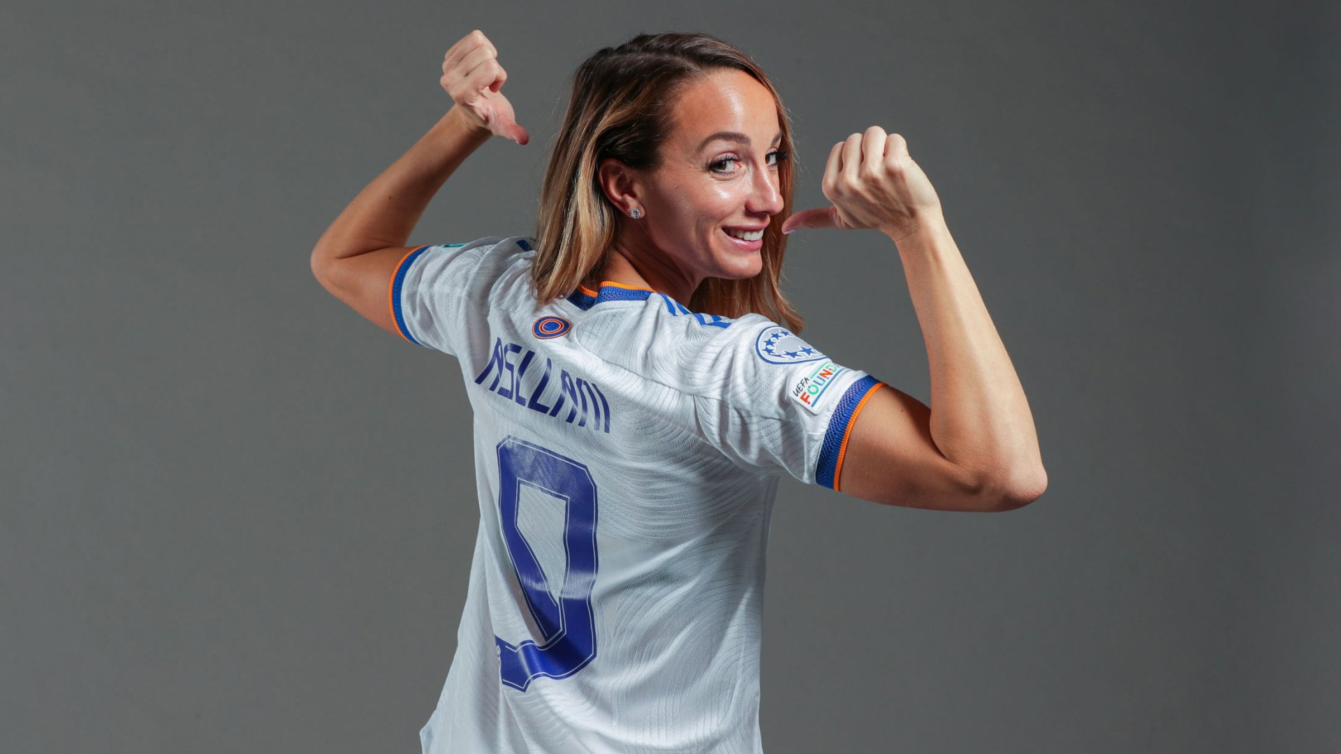 Download Soccer Adidas Real Madrid C.F. Real Madrid Femenino Kosovare Asllani Sports HD Wallpaper by Gonzalo Arroyo