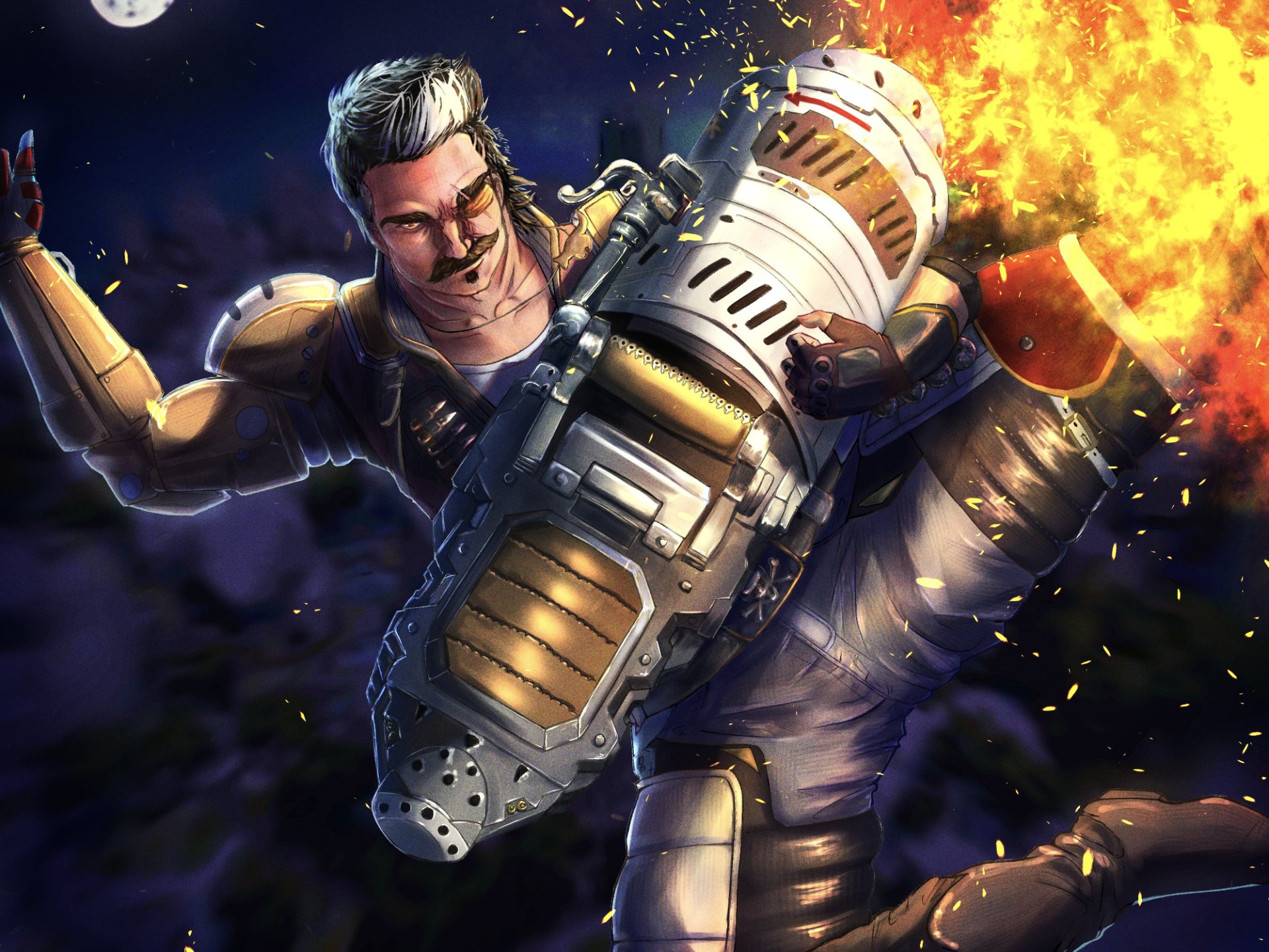 Download Fuse (Apex Legends) Video Game Apex Legends HD Wallpaper by みやあ