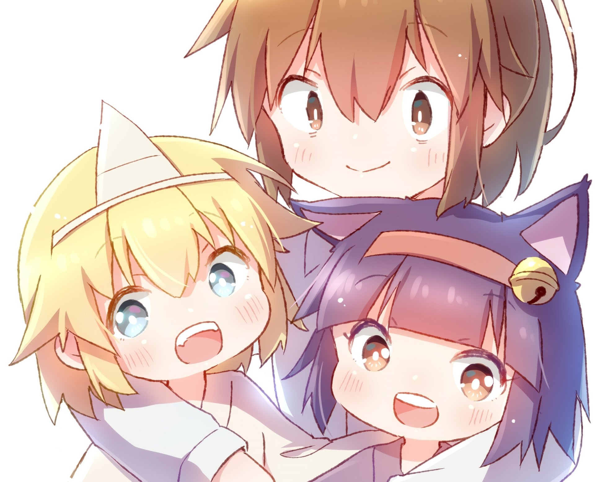 Download Fushihara (Miss Shachiku And The Little Baby Ghost) Myako (Miss Shachiku And The Little Baby Ghost) Yuurei-chan (Miss Shachiku And The Little Baby Ghost) Anime Miss Shachiku And The Little Baby Ghost HD Wallpaper by にゃー