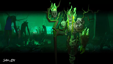 video game Swarm the City: Zombie Evolved HD Desktop Wallpaper | Background Image