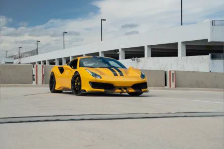 vehicle Ferrari 488 Pista HD Desktop Wallpaper | Background Image
