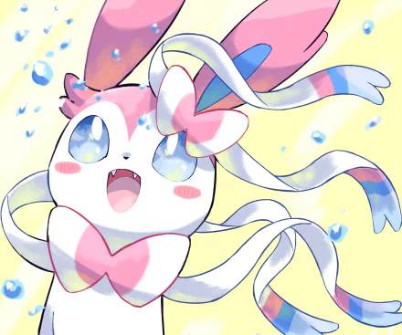 Sylveon (Pokémon) video game Pokemon HD Desktop Wallpaper | Background Image