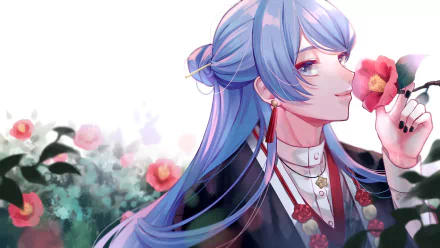 Nijisanji Genzuki Tojiro Anime Virtual Youtuber HD Desktop Wallpaper | Background Image