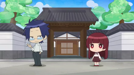 Yaeka Sakuragi Tooru Kirishima Anime The Yakuza's Guide to Babysitting HD Desktop Wallpaper | Background Image