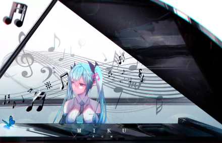 Hatsune Miku Anime Vocaloid HD Desktop Wallpaper | Background Image