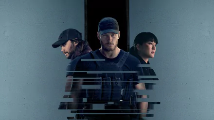 Constance Wu Taylor Kitsch Chris Pratt TV Show The Terminal List HD Desktop Wallpaper | Background Image