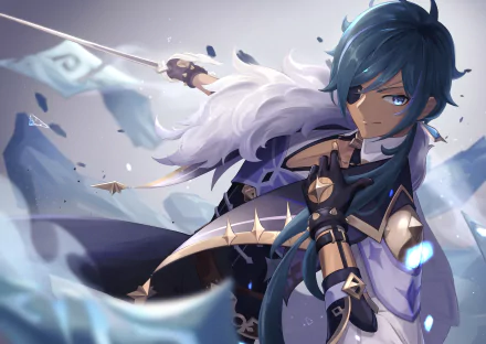 Kaeya (Genshin Impact) video game Genshin Impact HD Desktop Wallpaper | Background Image