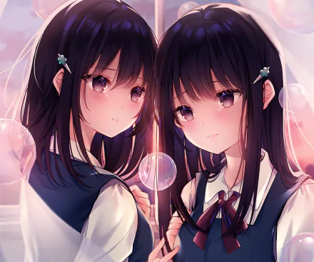 Anime friends HD Desktop Wallpaper | Background Image