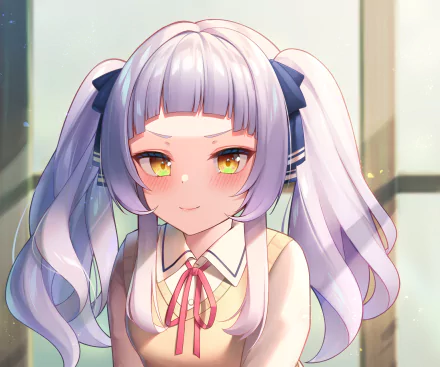 hololive Murasaki Shion Anime Virtual Youtuber HD Desktop Wallpaper | Background Image