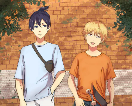 Aki Hayakawa Denji (Chainsaw Man) Anime Chainsaw Man HD Desktop Wallpaper | Background Image