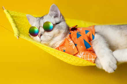 sunglasses Animal cat HD Desktop Wallpaper | Background Image