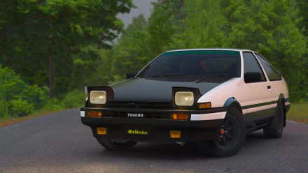 Toyota AE86 JDM retro car HD Desktop Wallpaper | Background Image