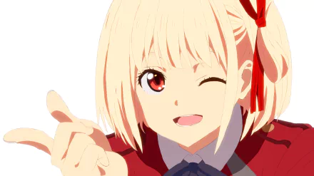 Chisato Nishikigi Anime Lycoris Recoil HD Desktop Wallpaper | Background Image