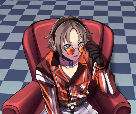 Luxiem Mysta Rias Anime Virtual Youtuber HD Desktop Wallpaper | Background Image