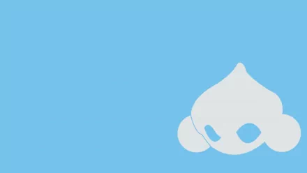 HD PC desktop wallpaper featuring Meditite, a Pokémon from the anime series, against a clear blue background.