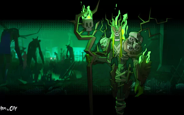 video game Swarm the City: Zombie Evolved HD Desktop Wallpaper | Background Image