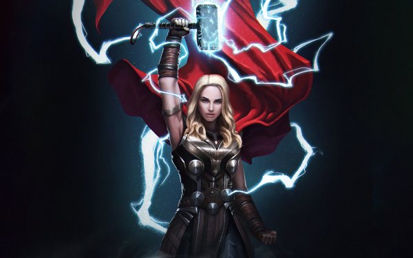 Movie Thor: Love and Thunder Jane Foster Lady Thor HD Wallpaper | Background Image