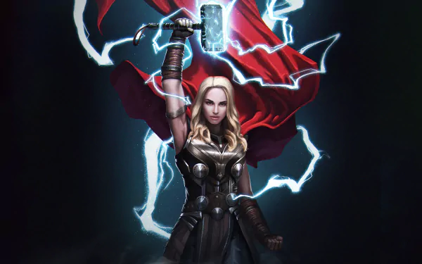 Lady Thor Jane Foster movie Thor: Love and Thunder HD Desktop Wallpaper | Background Image