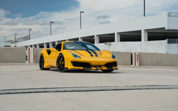 vehicle Ferrari 488 Pista HD Desktop Wallpaper | Background Image