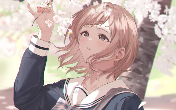 Mano Sakuragi Anime The iDOLM@STER: Shiny Colors HD Desktop Wallpaper | Background Image