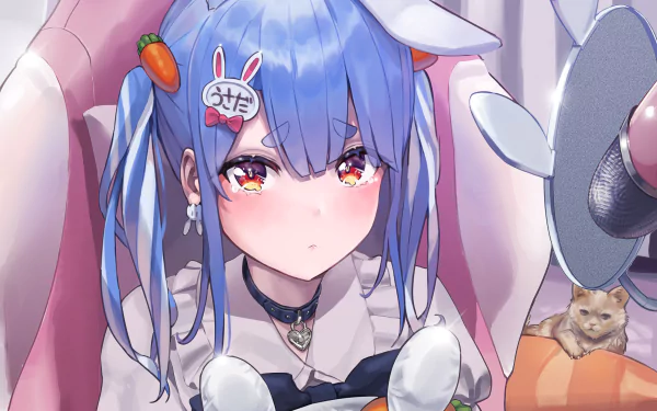 hololive Usada Pekora Anime Virtual Youtuber HD Desktop Wallpaper | Background Image