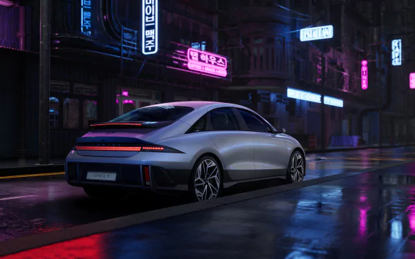 vehicle Hyundai IONIQ 6 HD Desktop Wallpaper | Background Image