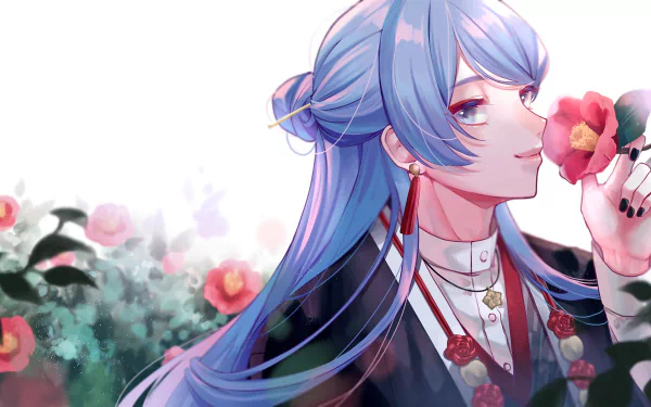 Nijisanji Genzuki Tojiro Anime Virtual Youtuber HD Desktop Wallpaper | Background Image
