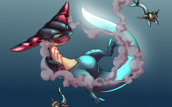 Dragapult (Pokémon) video game Pokémon: Sword and Shield HD Desktop Wallpaper | Background Image