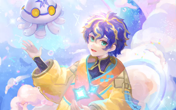 Holostars Astel Leda Anime Virtual Youtuber HD Desktop Wallpaper | Background Image