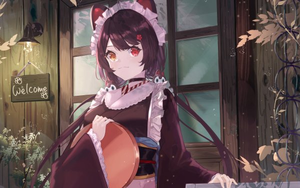 Anime Virtual Youtuber Inui Toko Nijisanji Heterochromia HD Wallpaper | Background Image