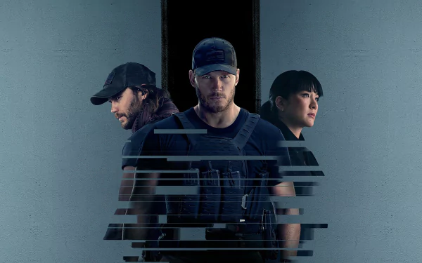 Constance Wu Taylor Kitsch Chris Pratt TV Show The Terminal List HD Desktop Wallpaper | Background Image