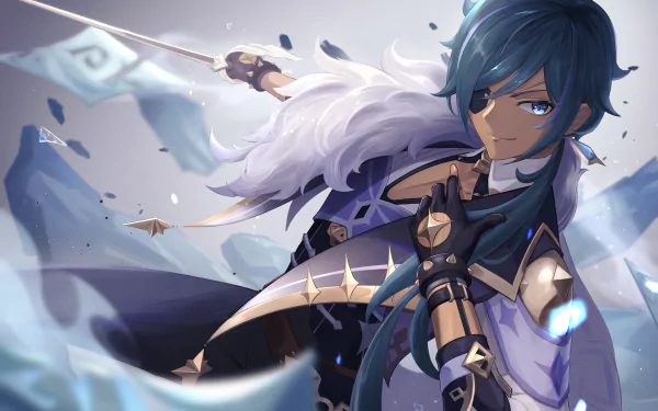 Kaeya (Genshin Impact) video game Genshin Impact HD Desktop Wallpaper | Background Image