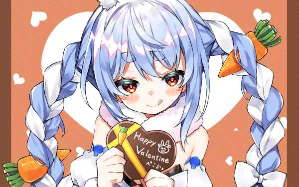 hololive Usada Pekora Anime Virtual Youtuber HD Desktop Wallpaper | Background Image