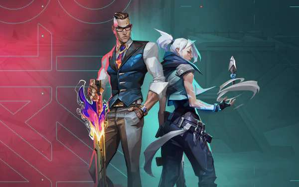 Jett (Valorant) Chamber (Valorant) video game Valorant HD Desktop Wallpaper | Background Image