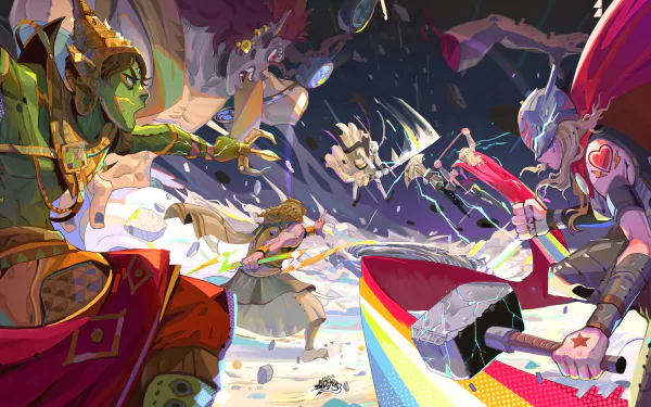  Gorr vs Thunder God by Narupiti Harunsong