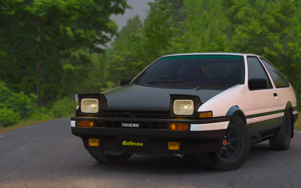Toyota AE86 JDM retro car HD Desktop Wallpaper | Background Image