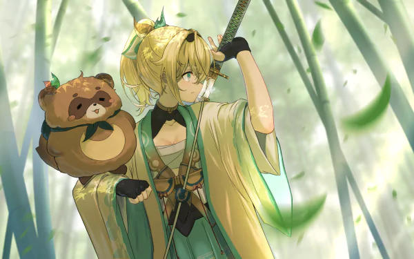 hololive Kazama Iroha Anime Virtual Youtuber HD Desktop Wallpaper | Background Image