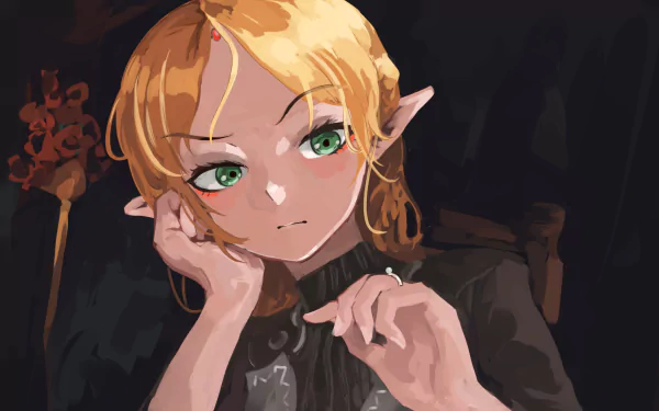 Tsundere Elf Anime Uncle from Another World HD Desktop Wallpaper | Background Image