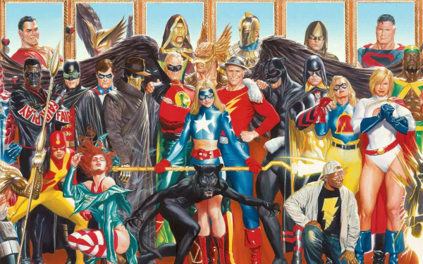 Comic Justice Society of America HD Desktop Wallpaper | Background Image