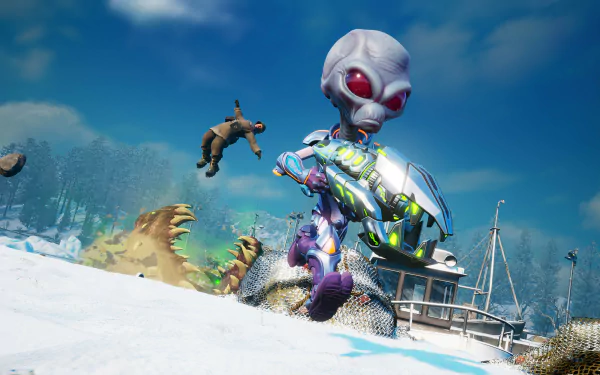 video game Destroy All Humans! 2 HD Desktop Wallpaper | Background Image