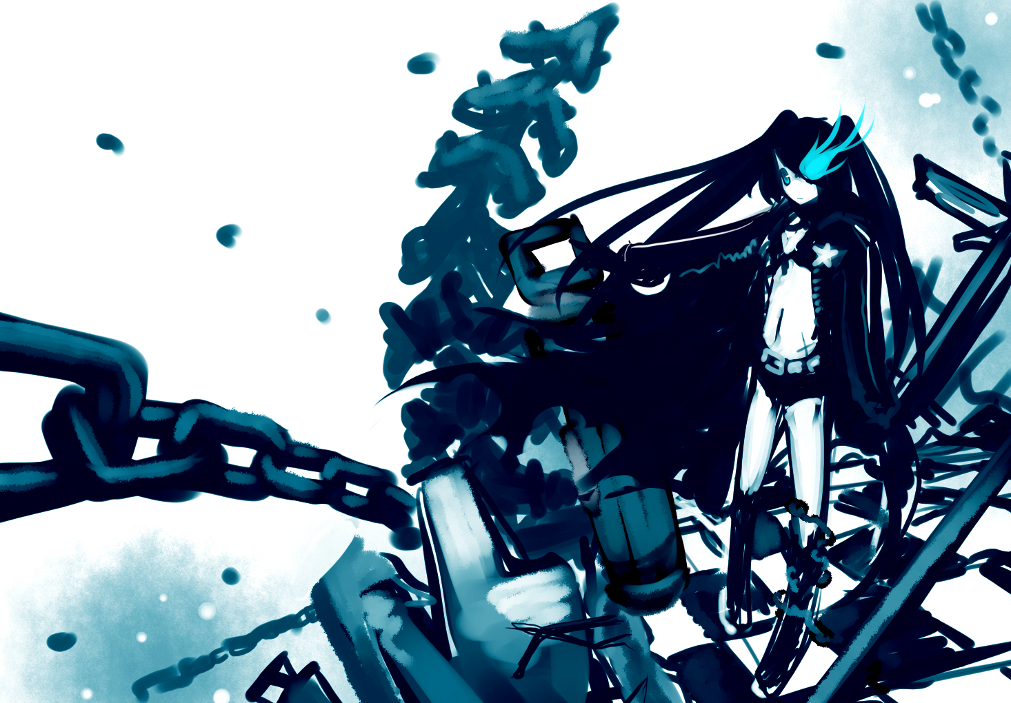 Black rock shooter картинки