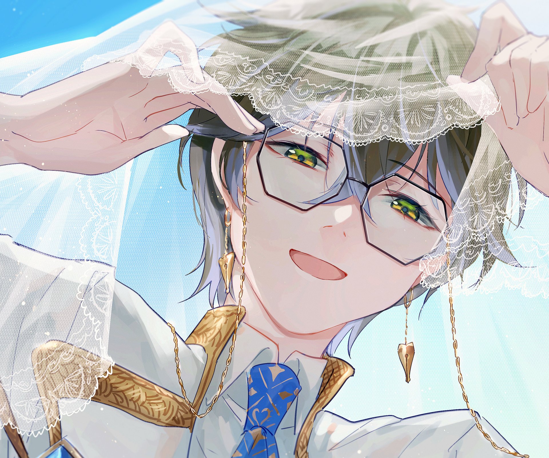 Download Luxiem Ike Eveland Anime Virtual Youtuber HD Wallpaper