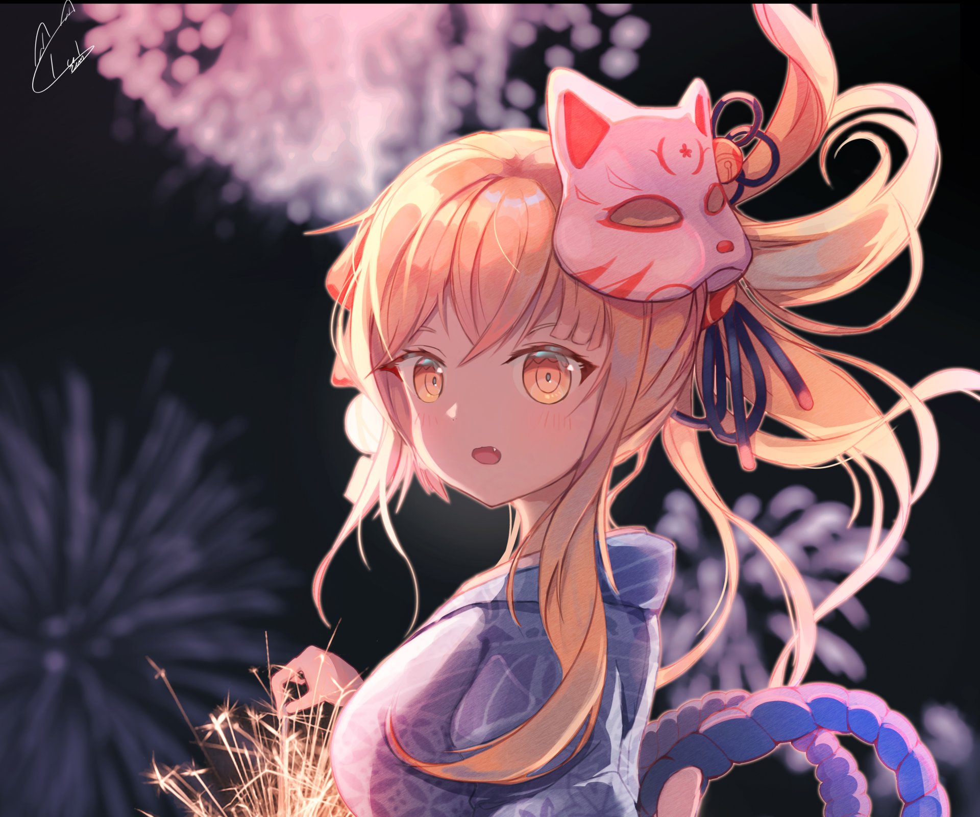 Download Yoimiya (Genshin Impact) Video Game Genshin Impact HD Wallpaper by 青葉团子