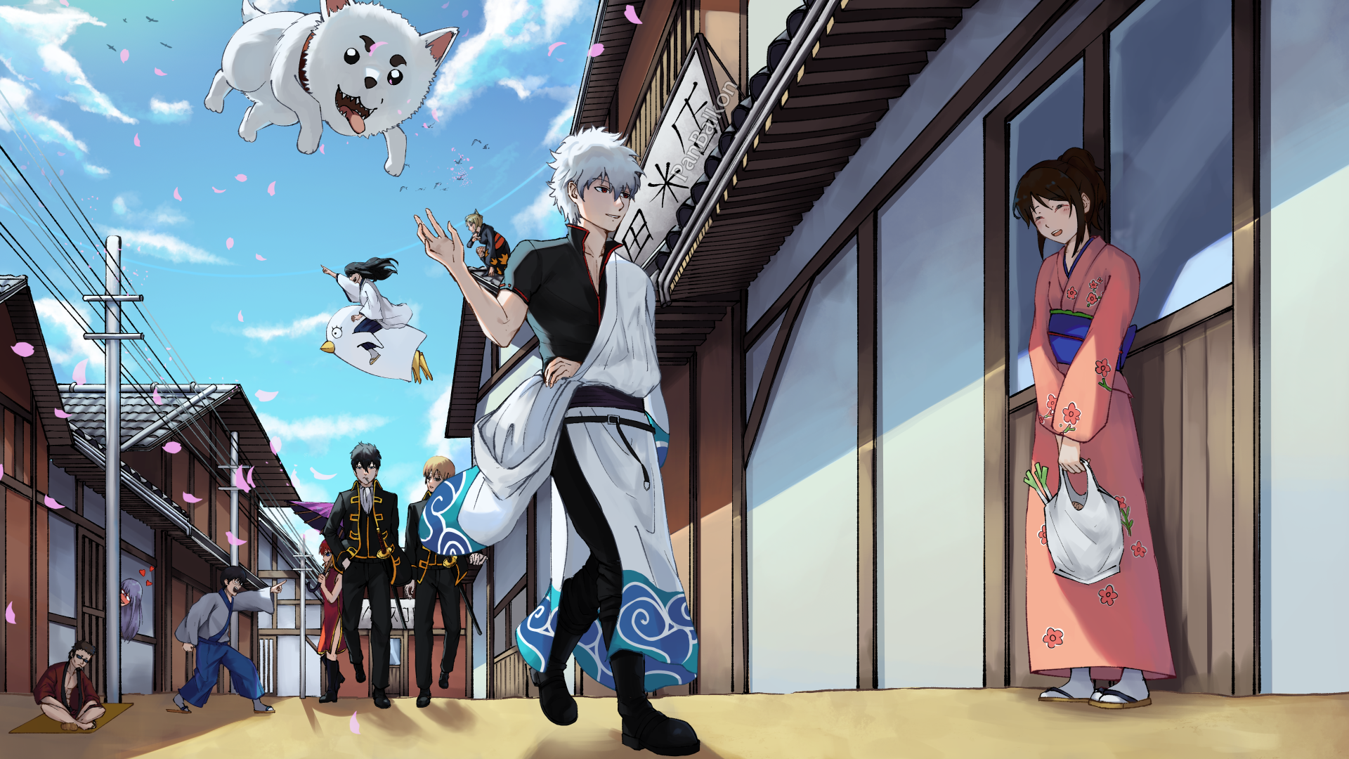 Download Gintoki Sakata Anime Gintama 4k Ultra HD Wallpaper by PanBalkon