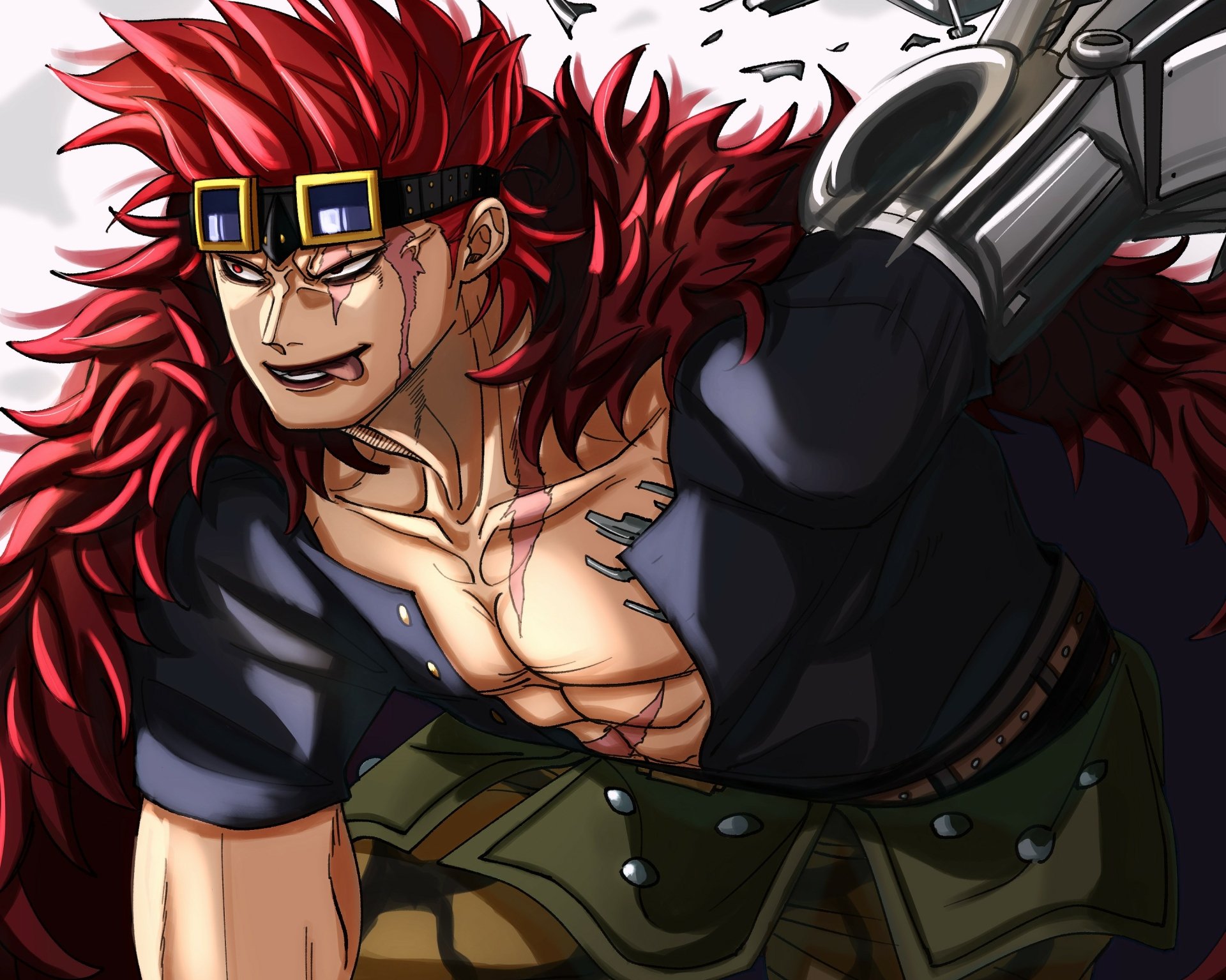 Download Eustass Kid Anime One Piece HD Wallpaper by ひめあろ
