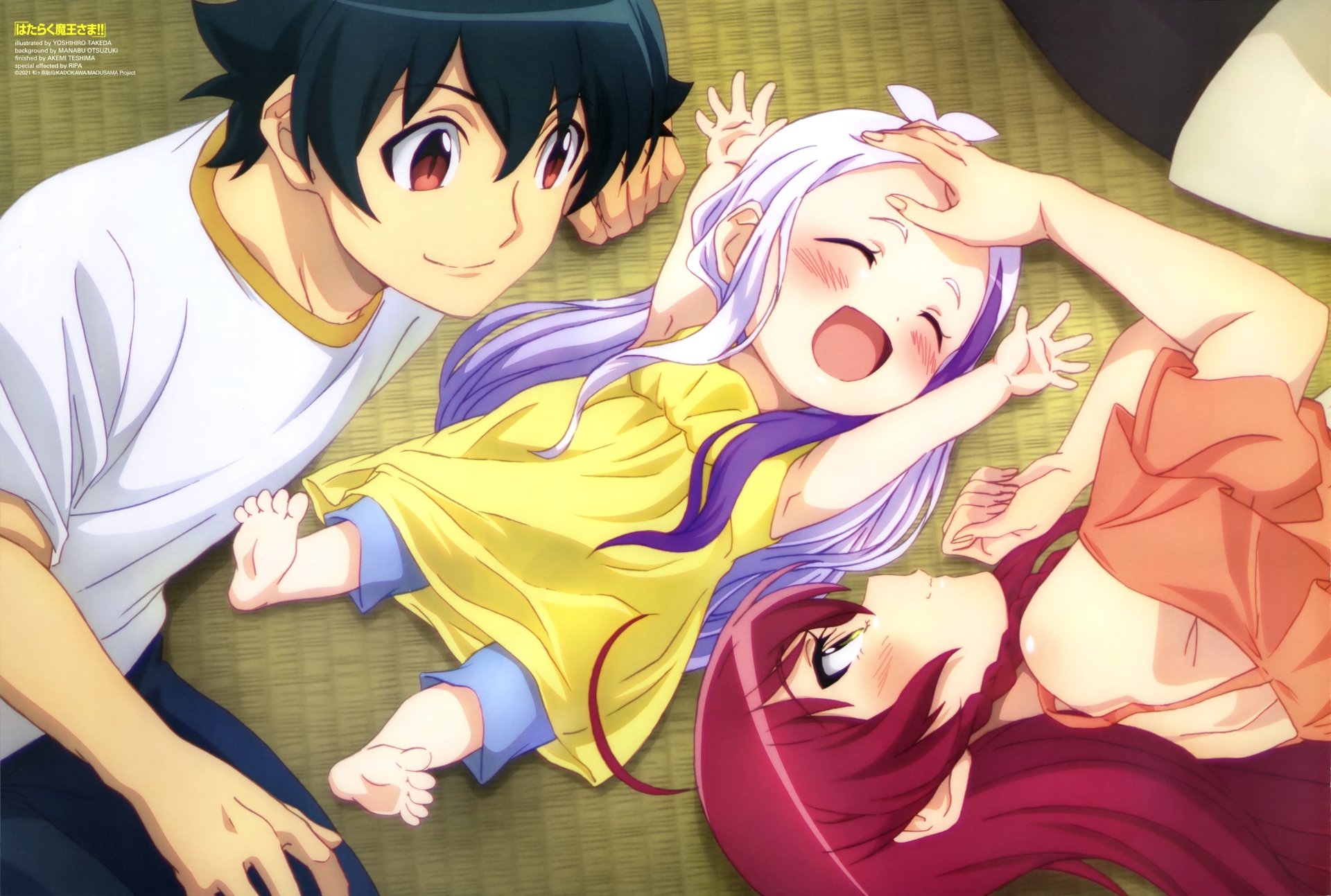 Download Emi Yusa Alas Ramus Sadao Maou Anime The Devil Is A Part-Timer! 4k Ultra HD Wallpaper