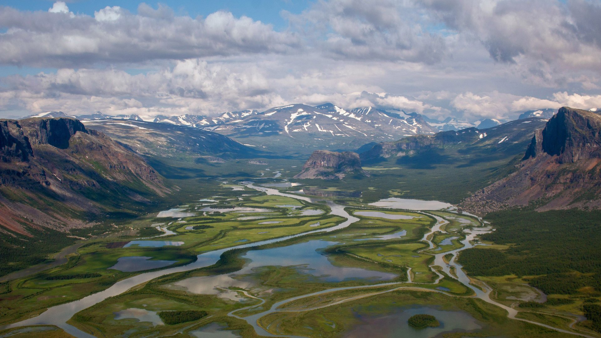 Download Sarek National Park Rapa River Nature Valley 4k Ultra HD ...