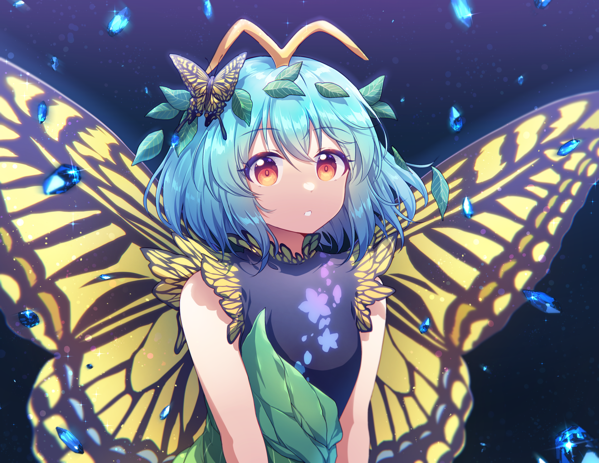 Download Eternity Larva Anime Touhou HD Wallpaper