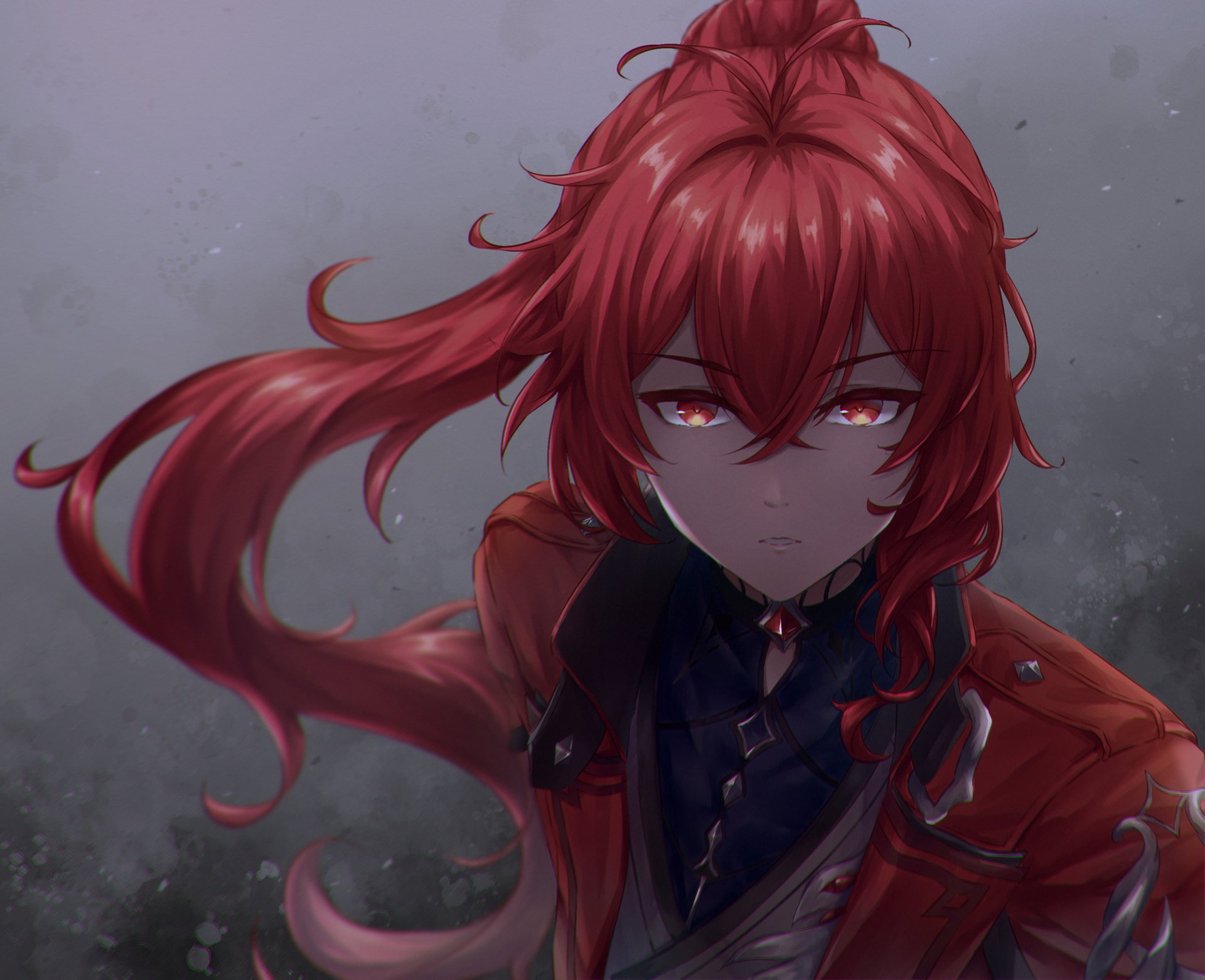 Download Diluc (Genshin Impact) Video Game Genshin Impact HD Wallpaper by ミルクシェイク